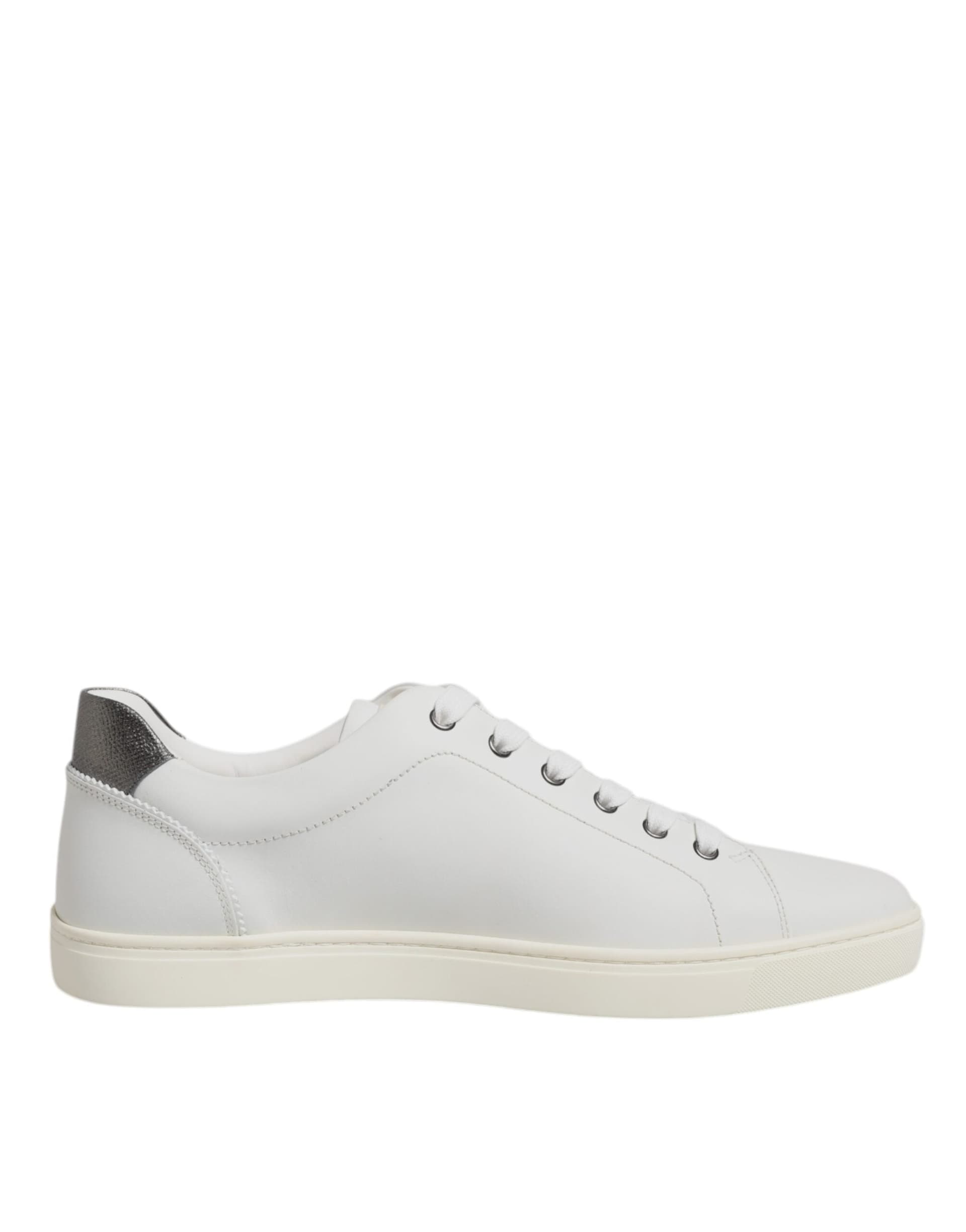 Dolce & Gabbana White Sacred Heart Men Low Top Sneakers Shoes - 6