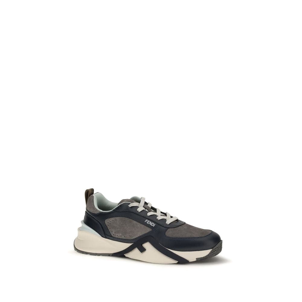 Fendi Multicolor Calf Leather Bos Taurus Athletic Sneakers - 2