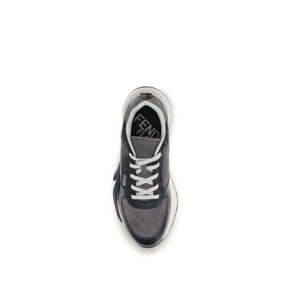 Fendi Multicolor Calf Leather Bos Taurus Athletic Sneakers - 4