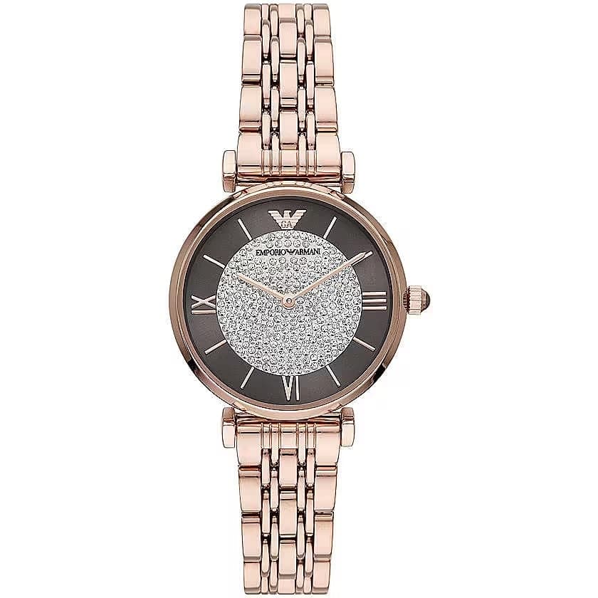Emporio Armani Bronze Steel Quartz Watch - 3