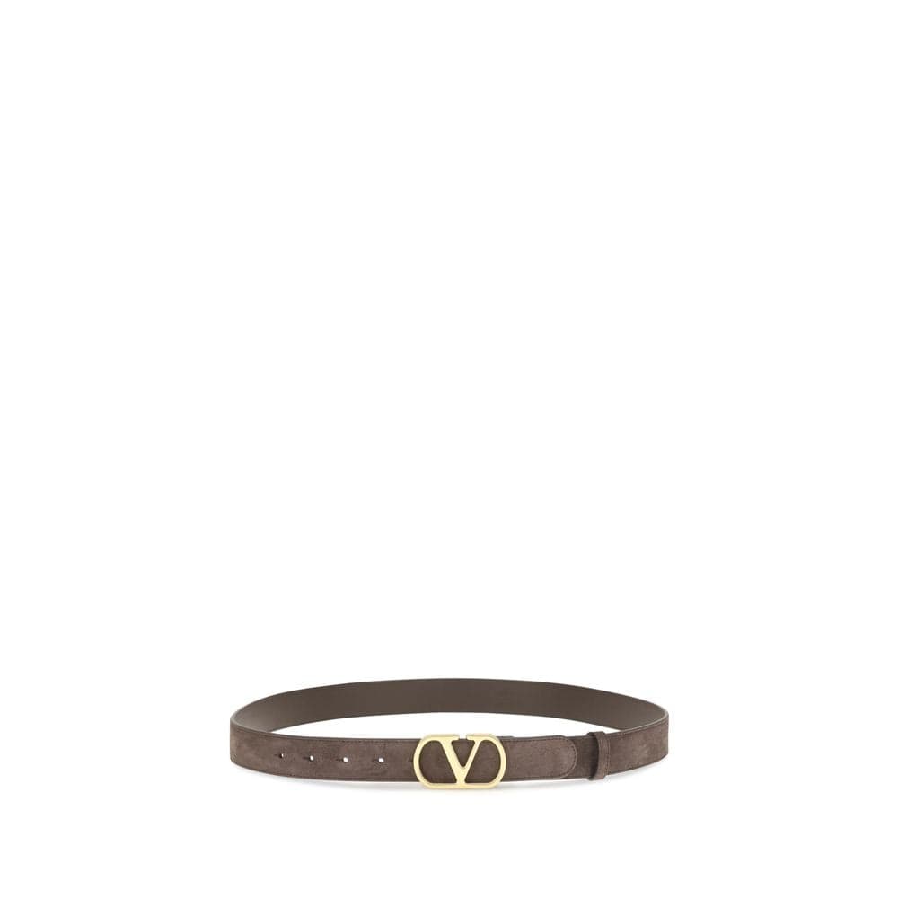 Valentino Garavani Brown Calf Leather Bos Taurus Belt - 2