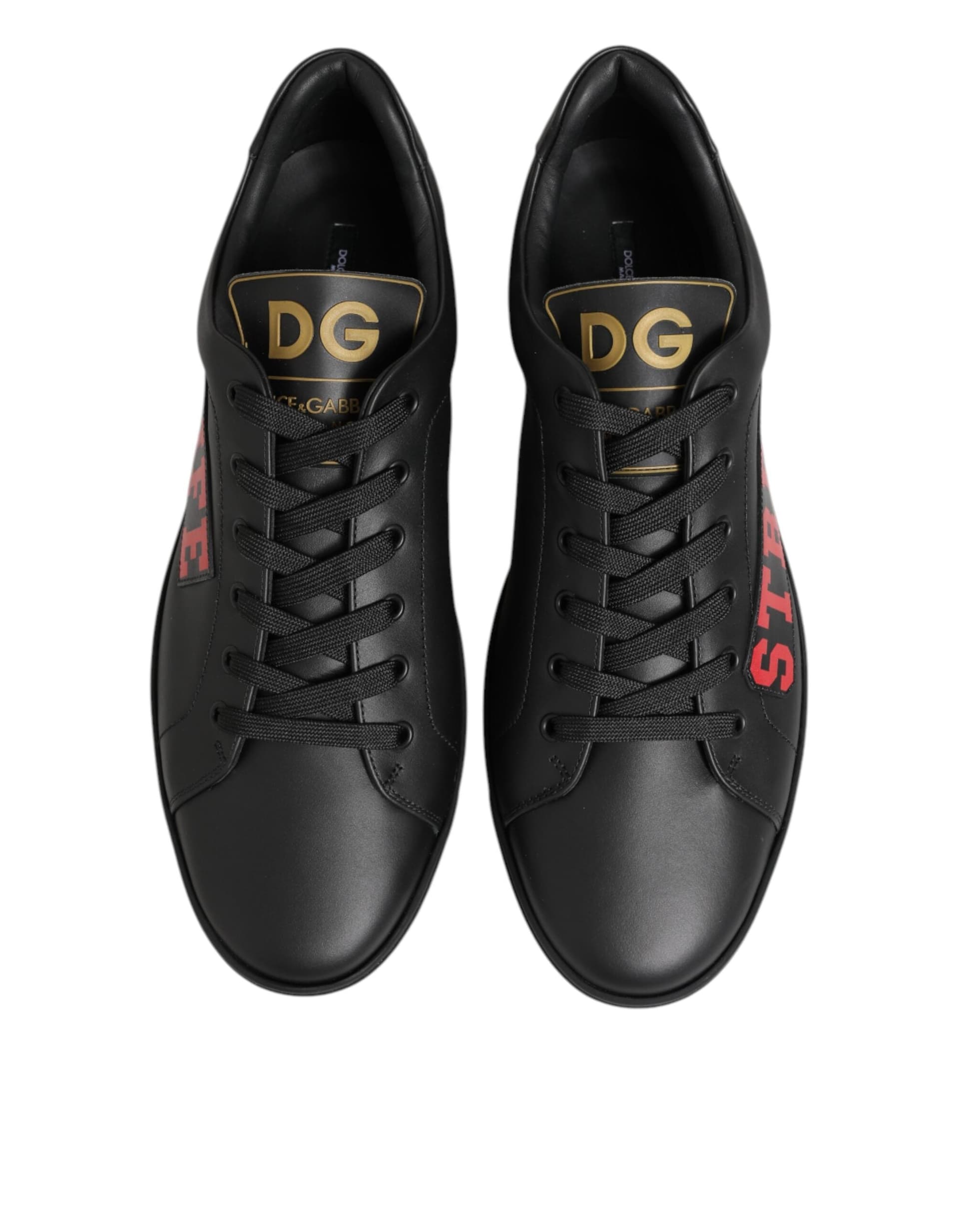 Dolce & Gabbana Black Street Life Low Top Men Sneakers Shoes - 2