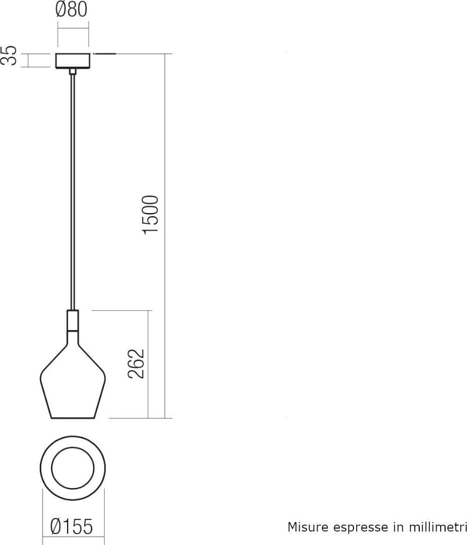 Lampadario Redo Group POTTER 90974 90975 90976 GU10 LED IP65 cemento - 8