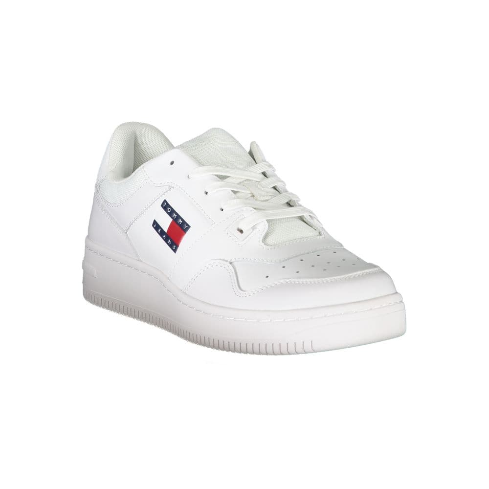 Tommy Hilfiger Bianco Pelle Men Sneaker - 2