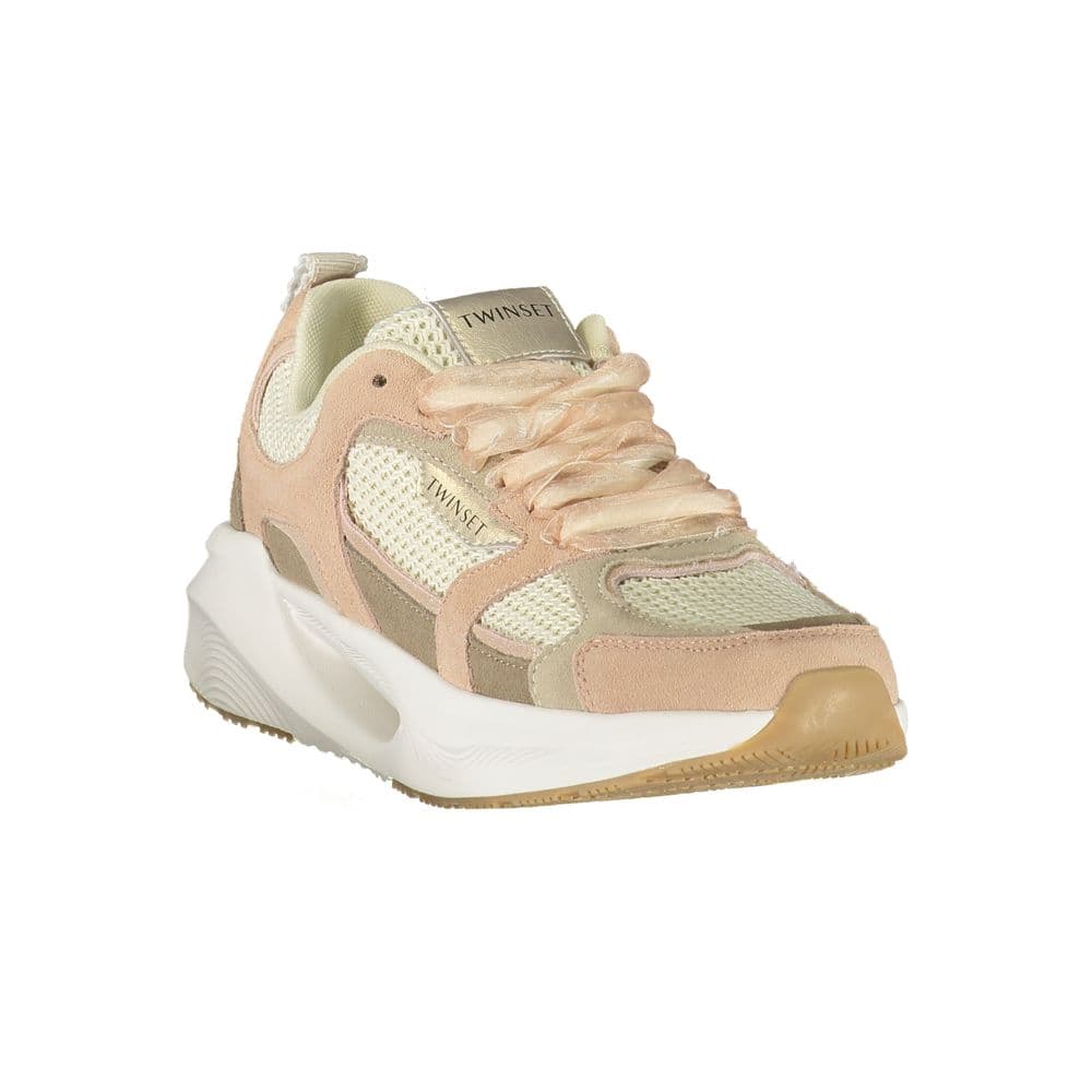 Twinset Pink Fabric Women's Sneaker - 2