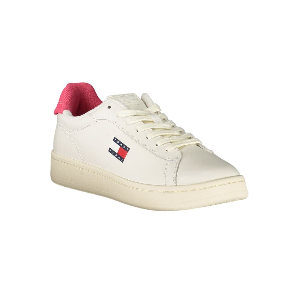Tommy Hilfiger Bianco Polyurethane Women Sneaker - 2