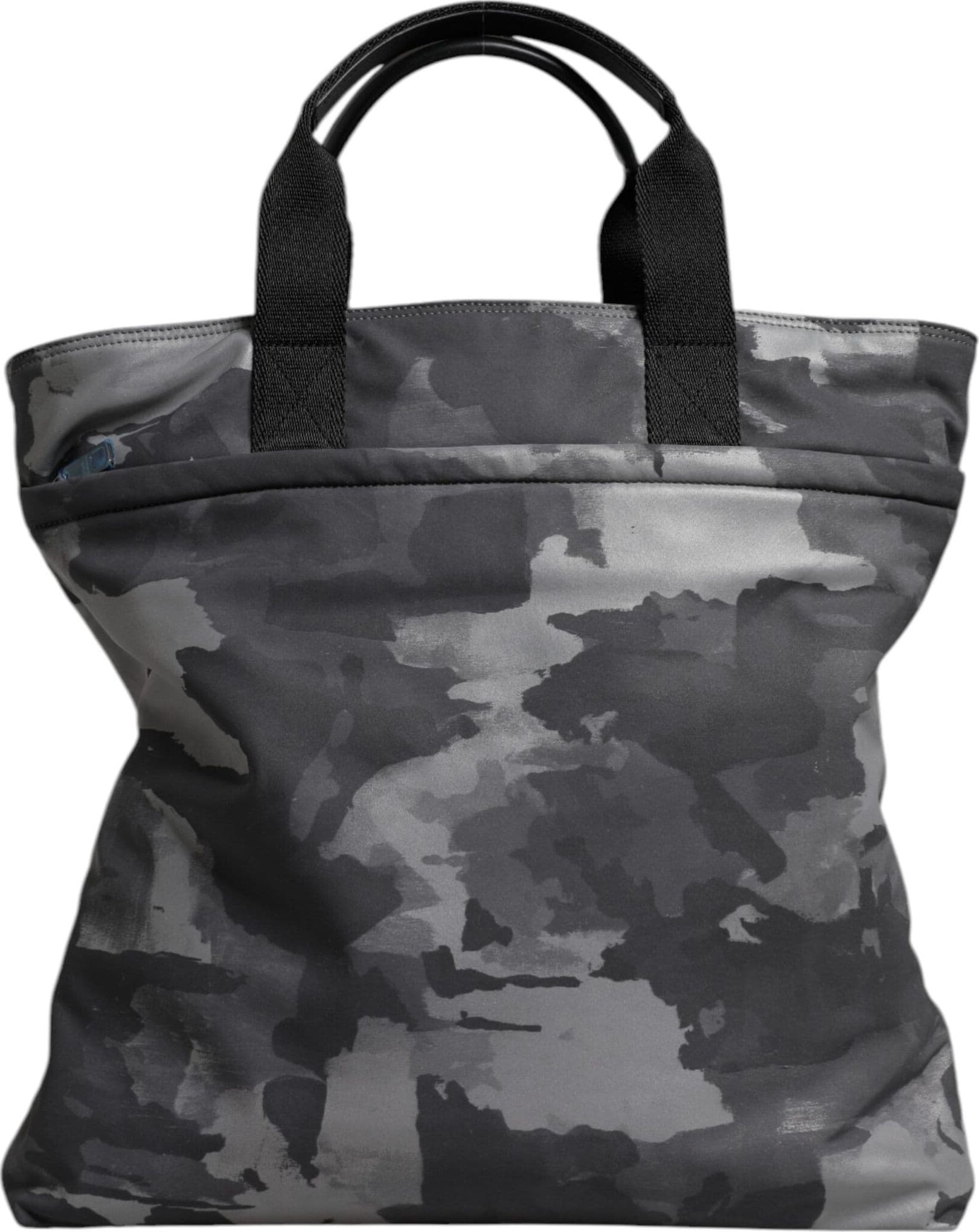 Dolce & Gabbana Gray Camo Cotton Multiple Compartments Tote Bag - 5