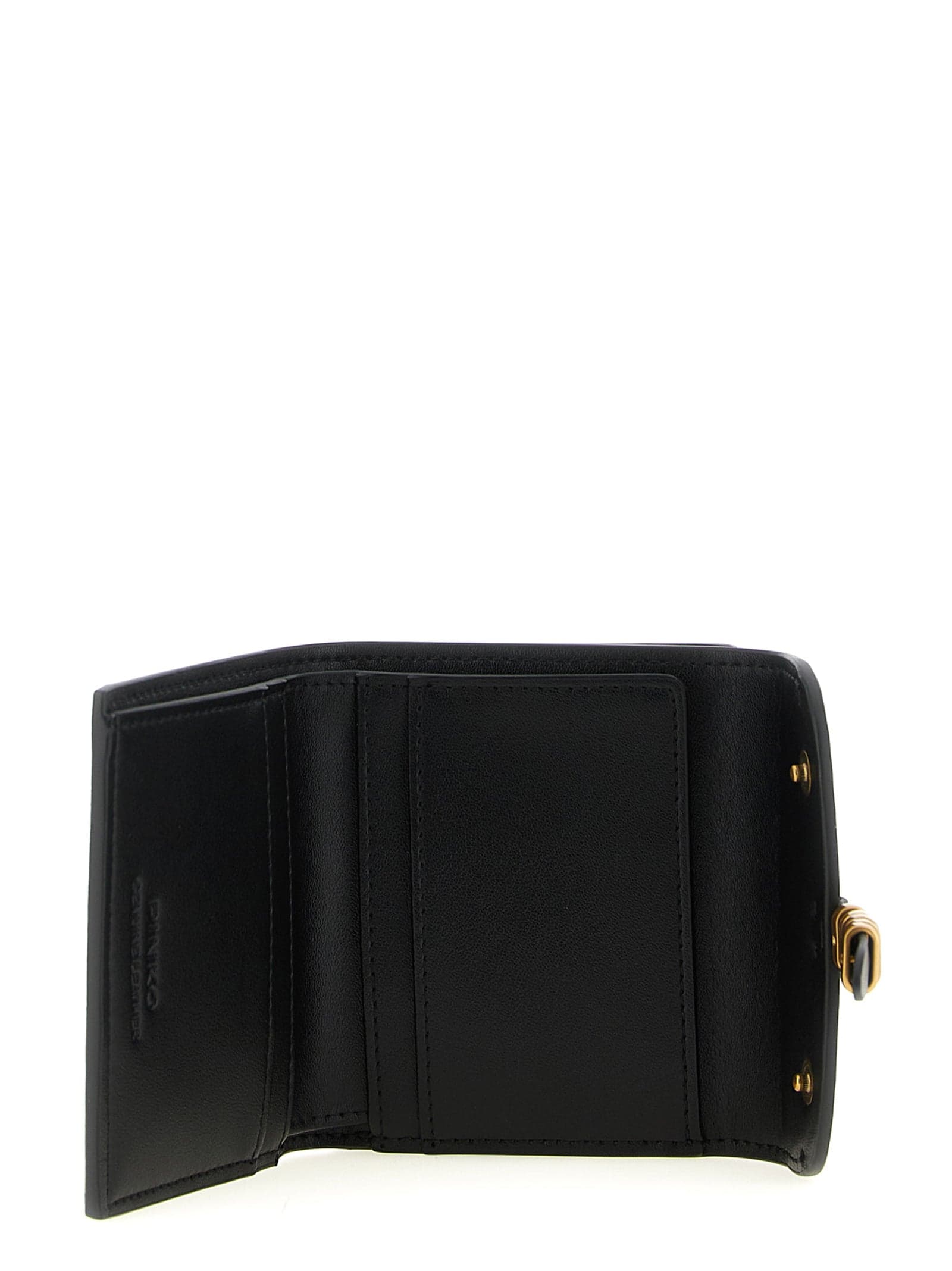 PINKO Black Cowhide Cardholder - 4