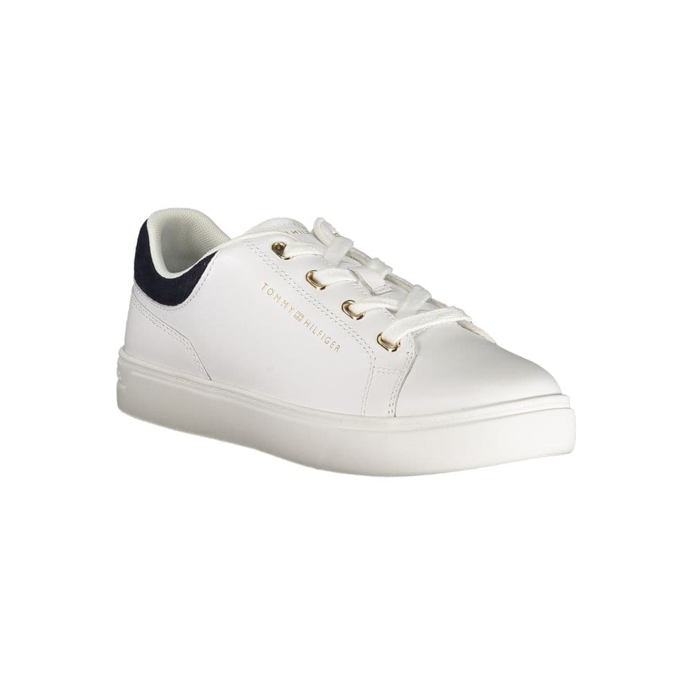 Tommy Hilfiger Bianco Polyurethane Women Sneaker - 2