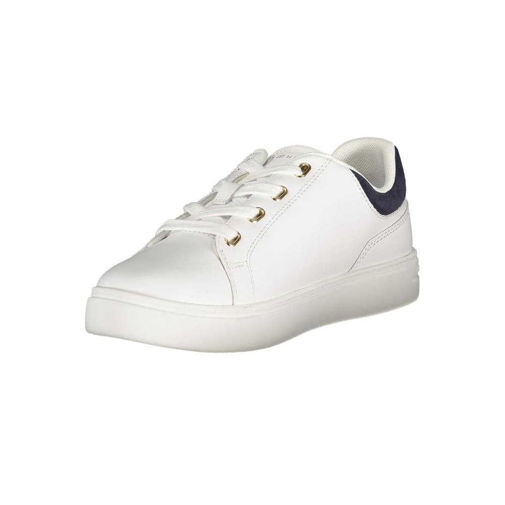 Tommy Hilfiger Bianco Polyurethane Women Sneaker - 3