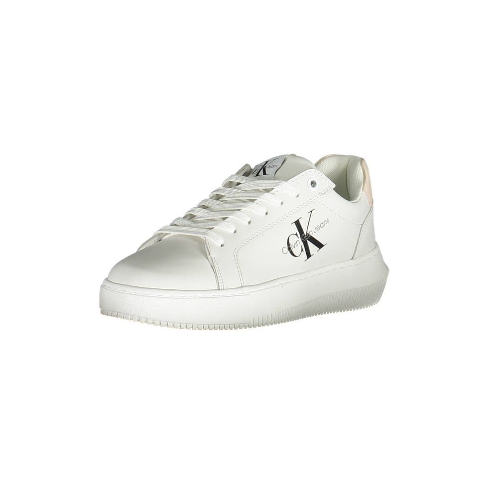 Calvin Klein White Leather Women Sneaker - 2