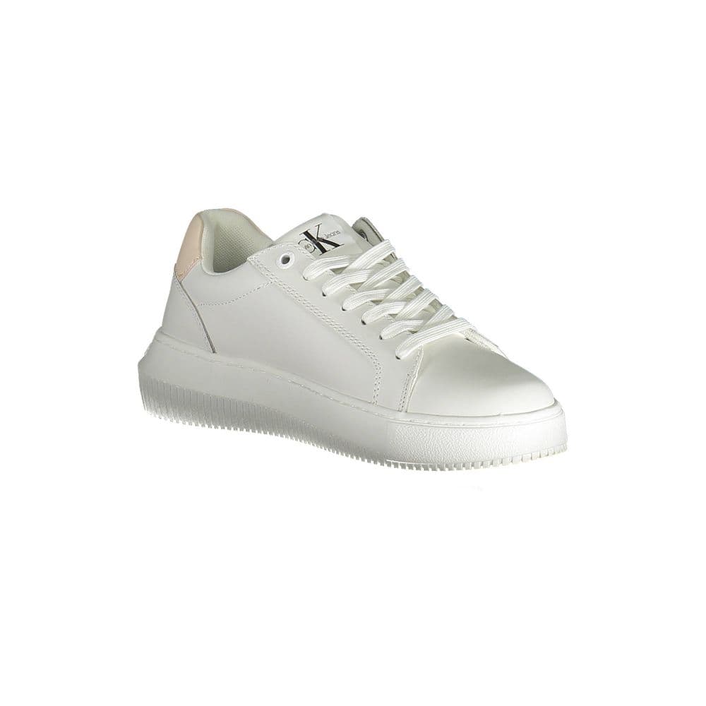 Calvin Klein White Leather Women Sneaker - 3