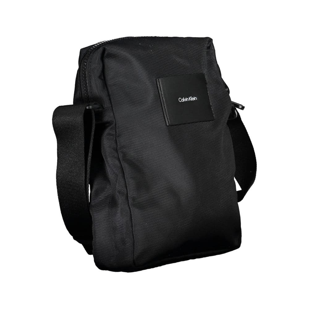 Calvin Klein Black Polyester Men's Shoulder Bag - 3