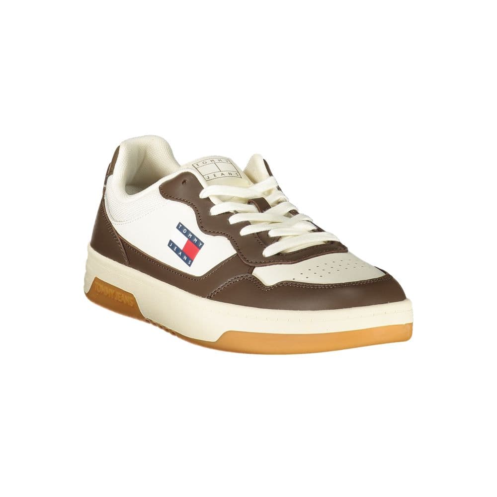 Tommy Hilfiger White Polyurethane Men Sneaker - 2