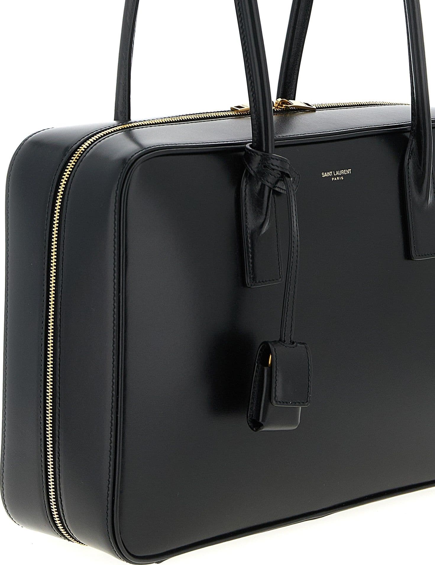 Saint Laurent Black Calfskin Shoulder Bag - 3