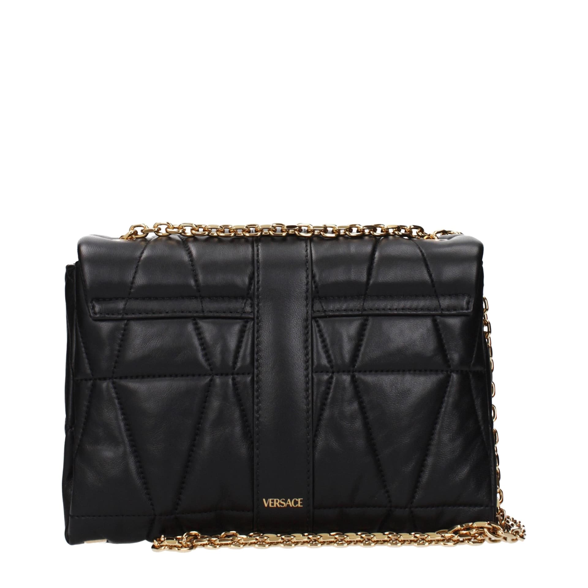 Versace Black Leather Shoulder Bag - 3