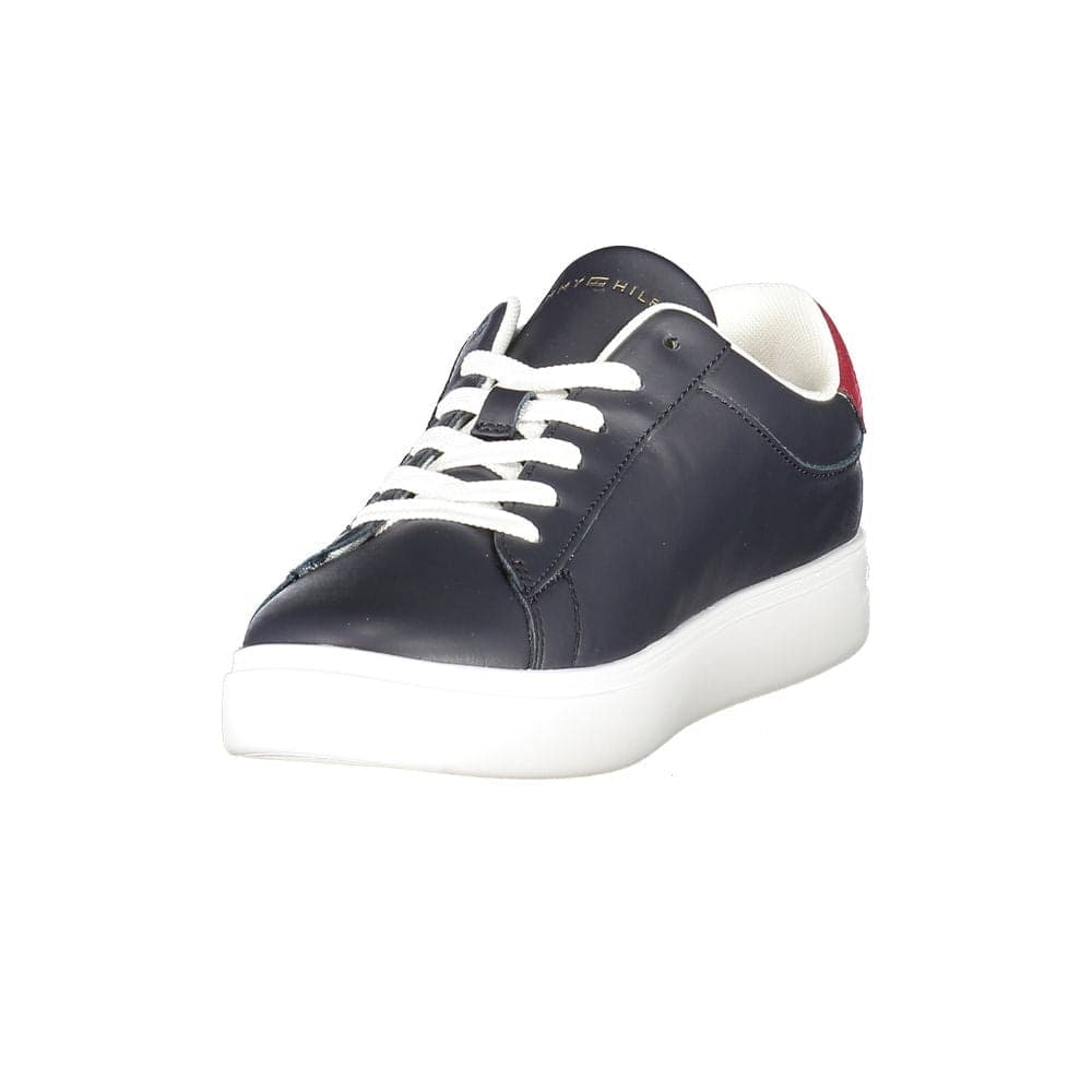 Tommy Hilfiger Blue Polyurethane Women Sneaker - 3