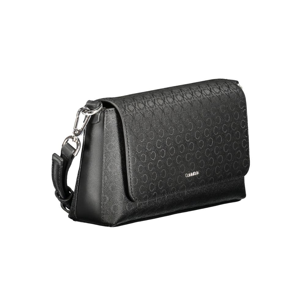 Calvin Klein Black Polyester Women's Shoulder Bag - 3