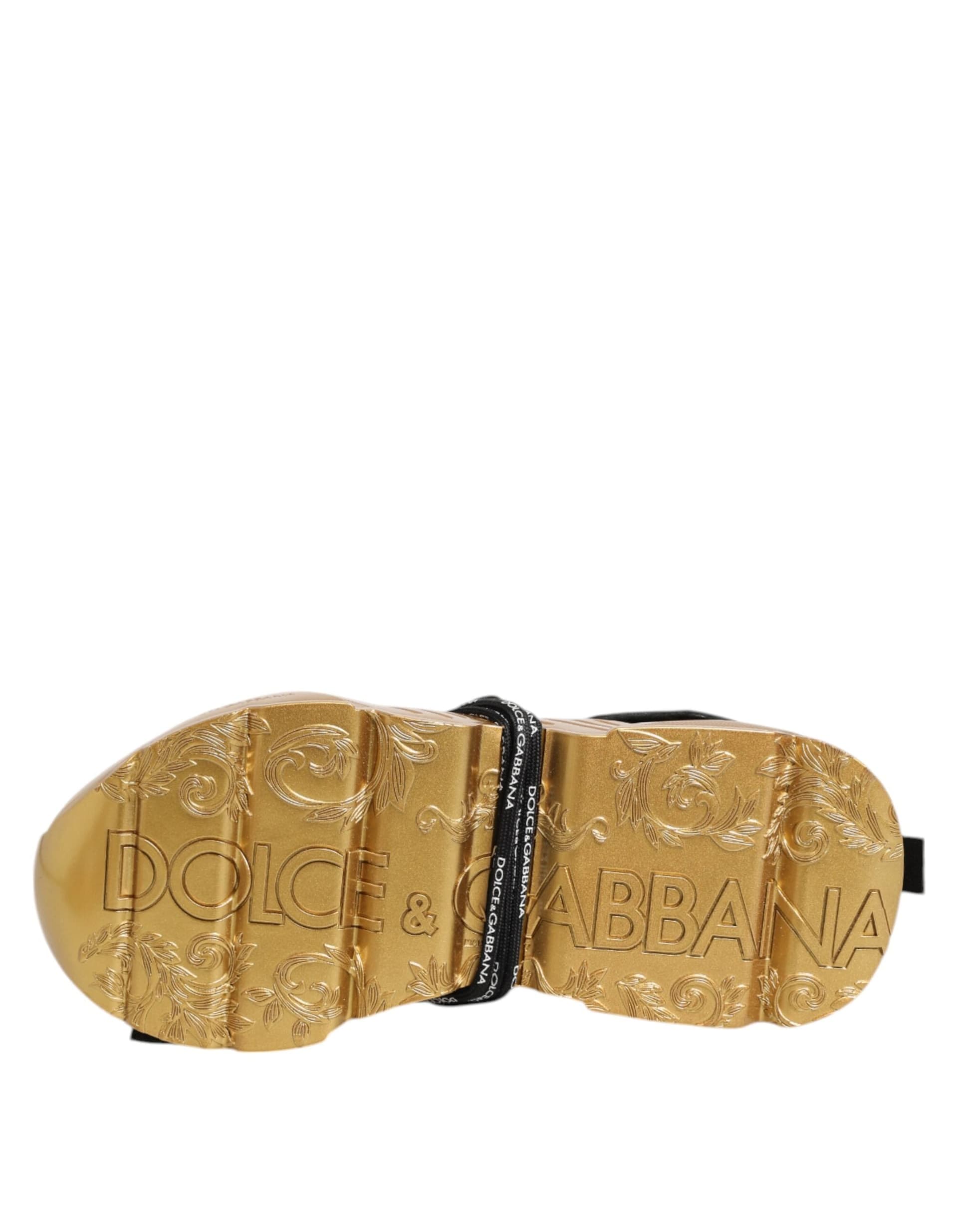 Dolce & Gabbana Multicolor Daymaster Low Top Sneakers Shoes - 8