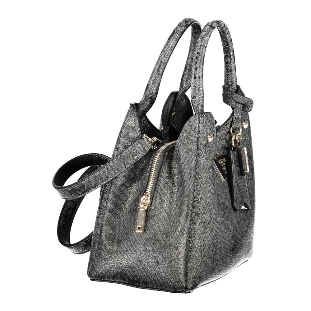 Guess Jeans Nero Poliuretano Women Handbag - 3
