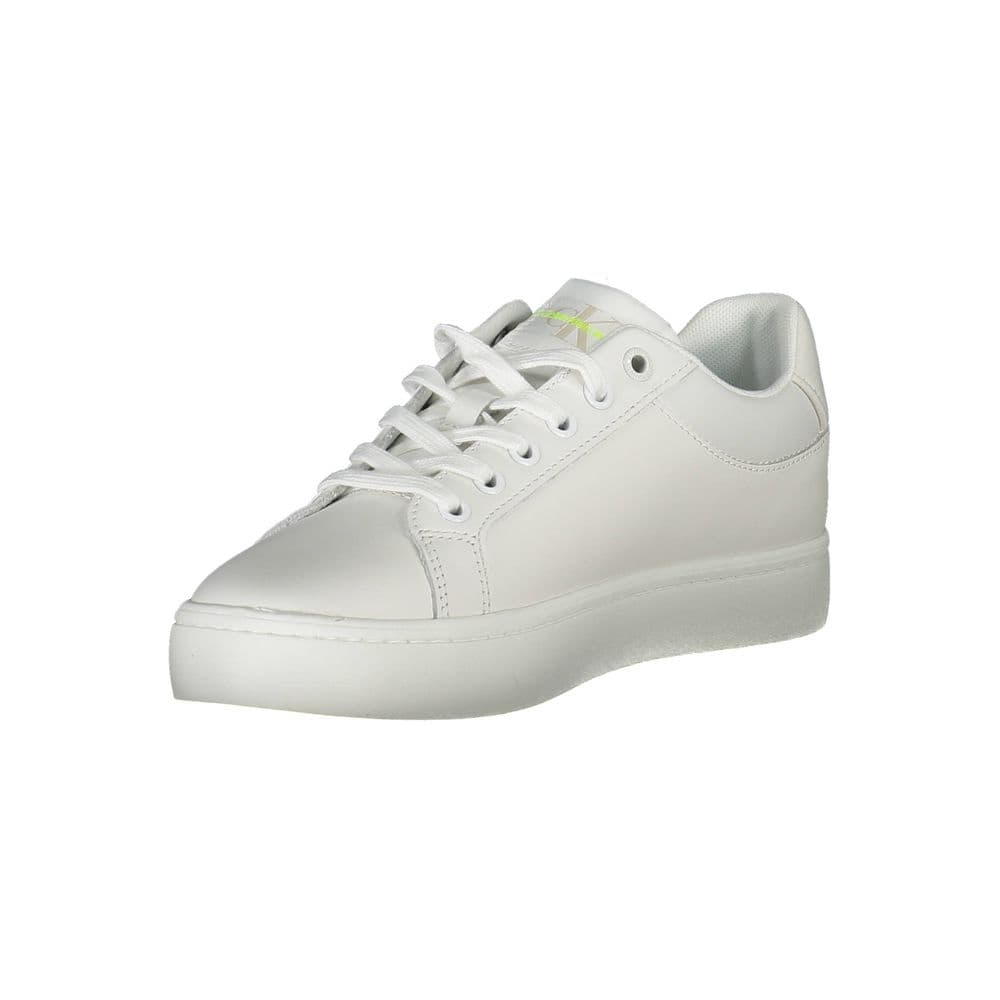 Calvin Klein Bianco Leather Women Sneaker - 2