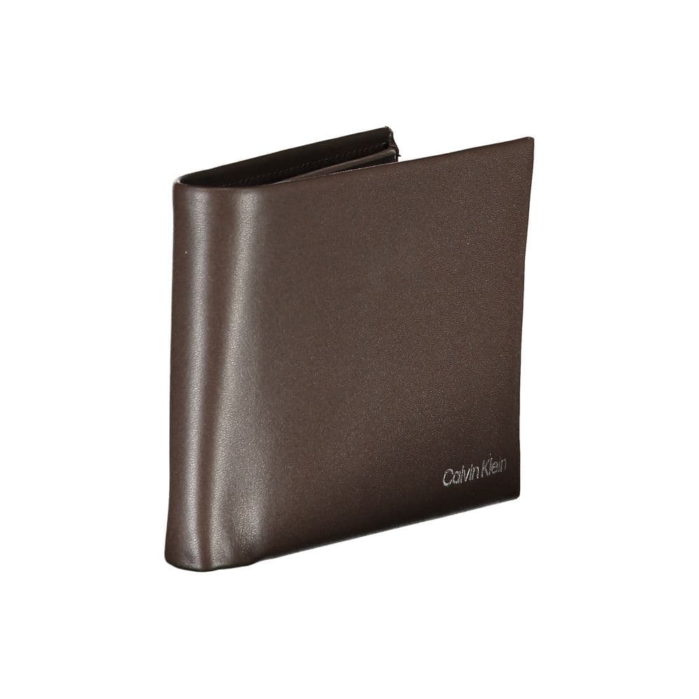 Calvin Klein Marrone Leather Men Wallet - 3