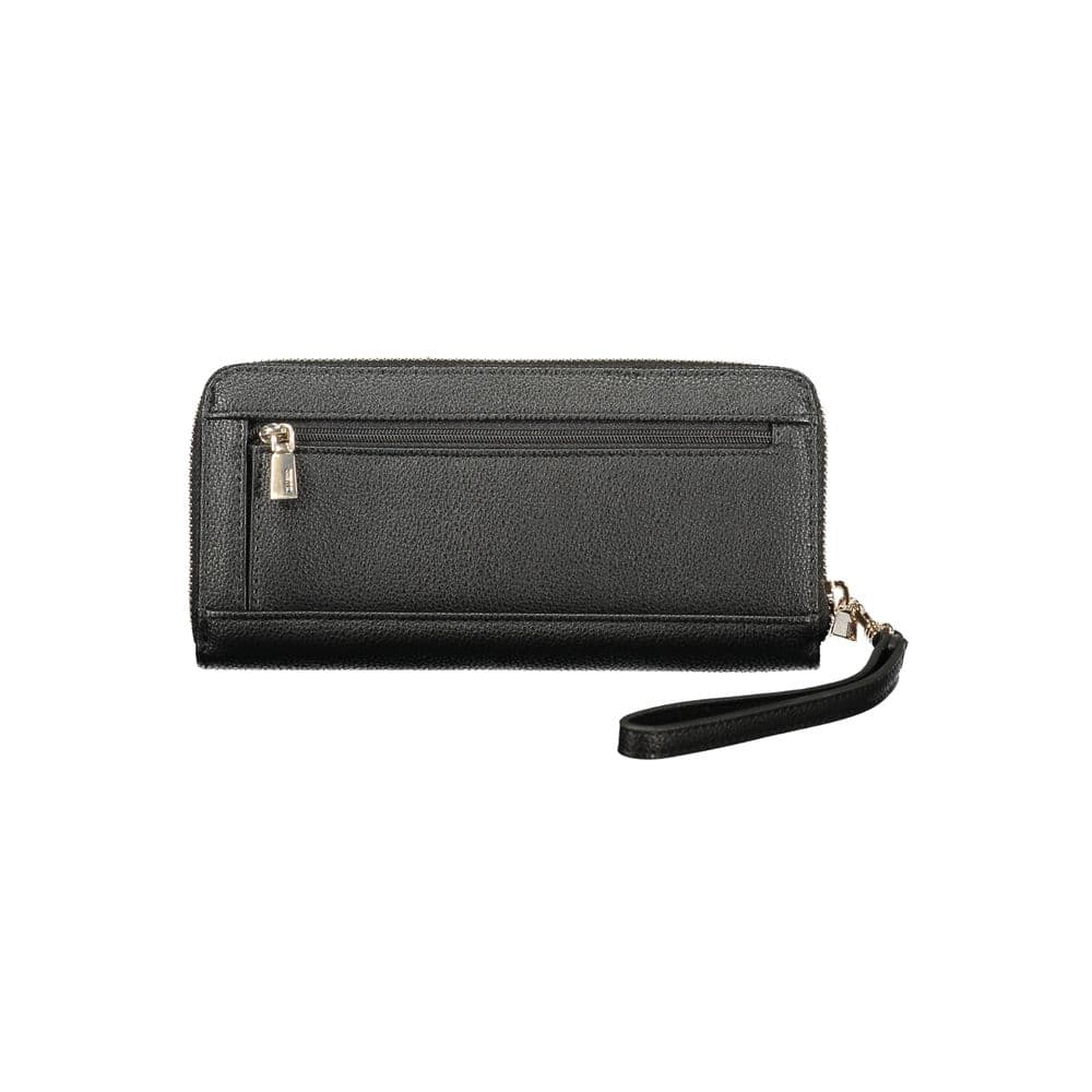Guess Jeans Black Polyurethane Women Wallet - 2