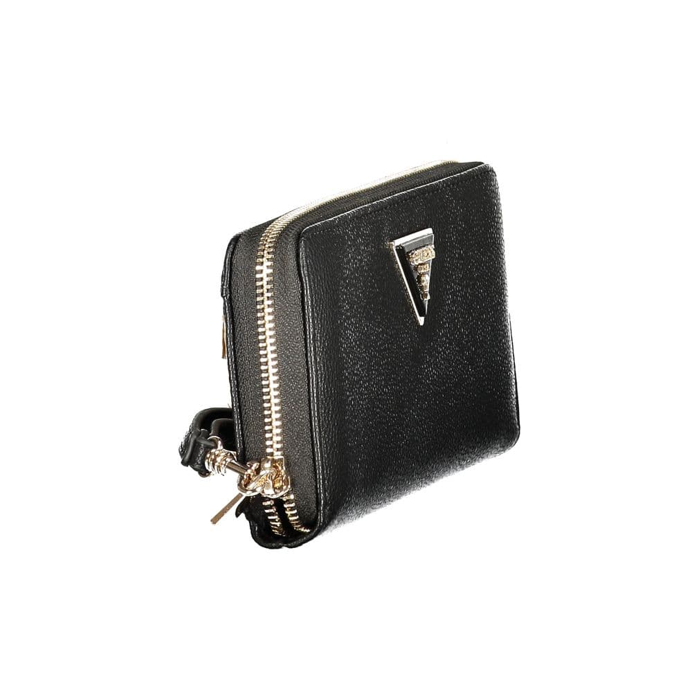 Guess Jeans Black Polyurethane Women Wallet - 3