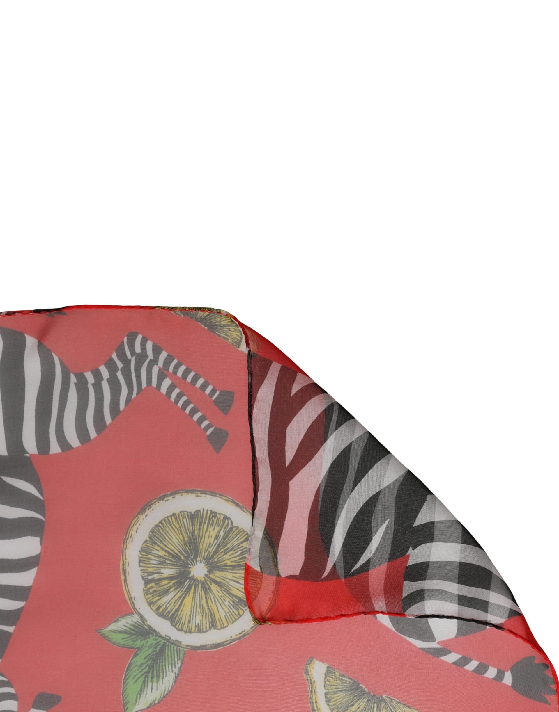 Dolce & Gabbana Red Zebra Print Silk Wrap Shawl Stole 200cm x 132cm Scarf - 2