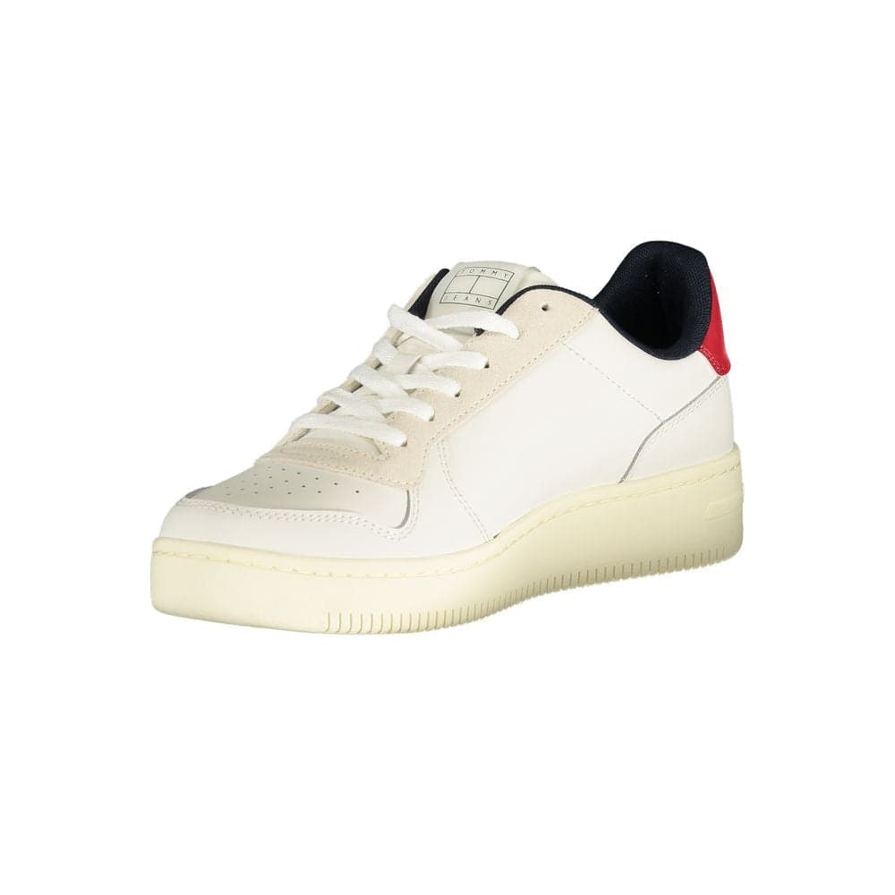 Tommy Hilfiger Bianco Polyurethane Men Sneaker - 3