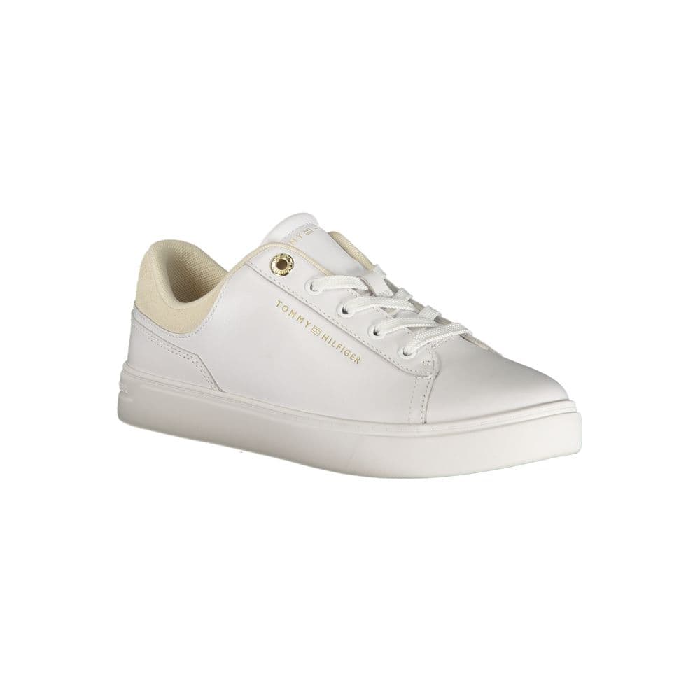 Tommy Hilfiger Bianco Polyurethane Women Sneaker - 2