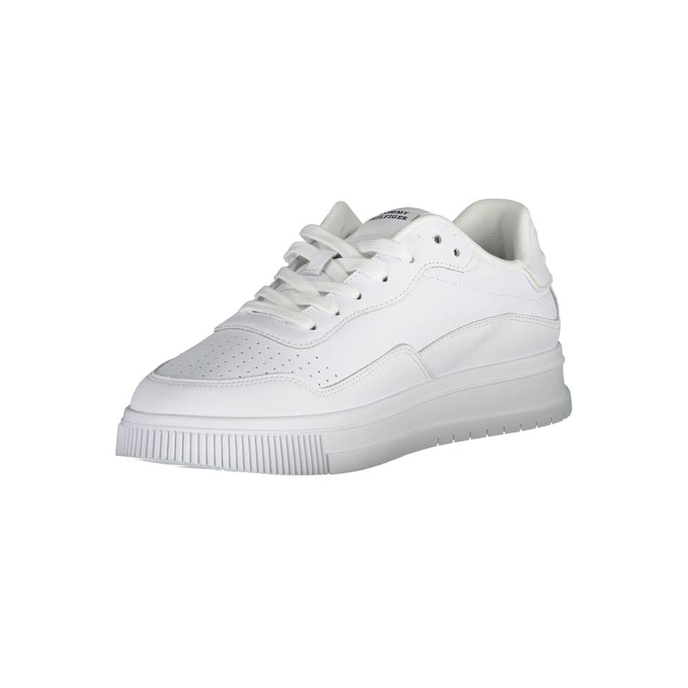 Tommy Hilfiger White Leather Men Sneaker - 2