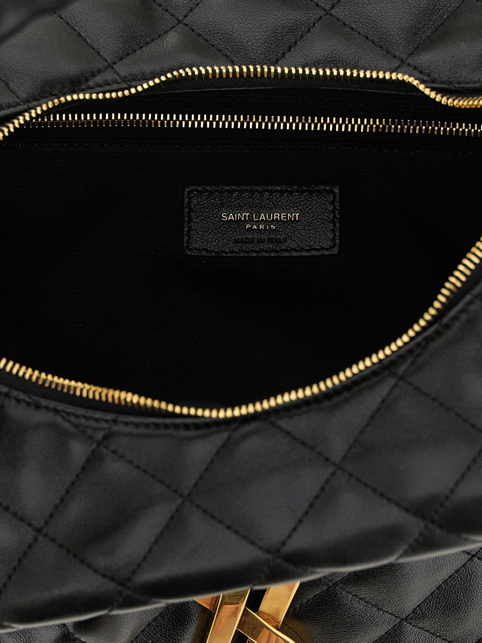 Saint Laurent Black Lamb Leather Shoulder Bag - 4