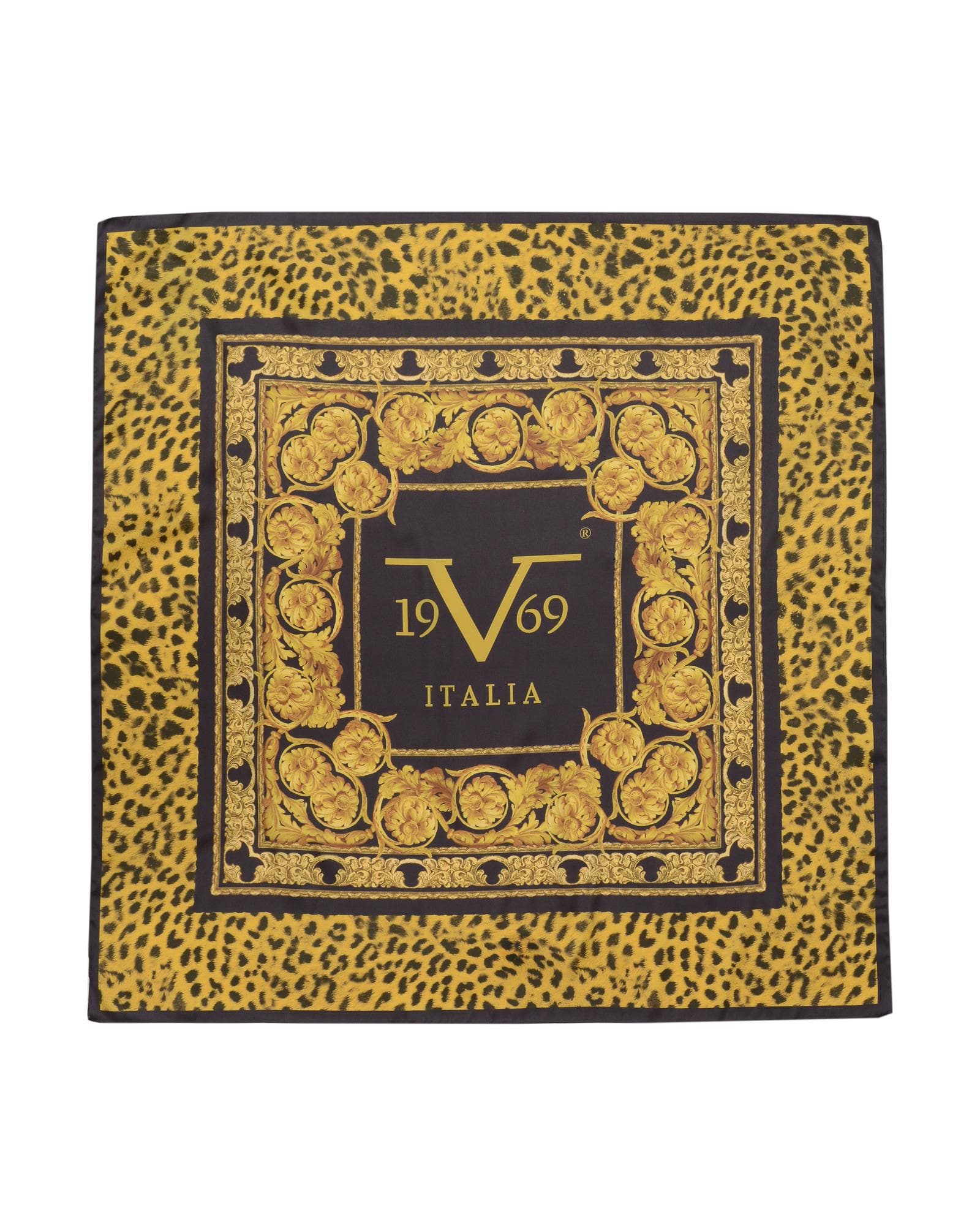 19V69 Italia Multicolor Polyester Scarf - 2