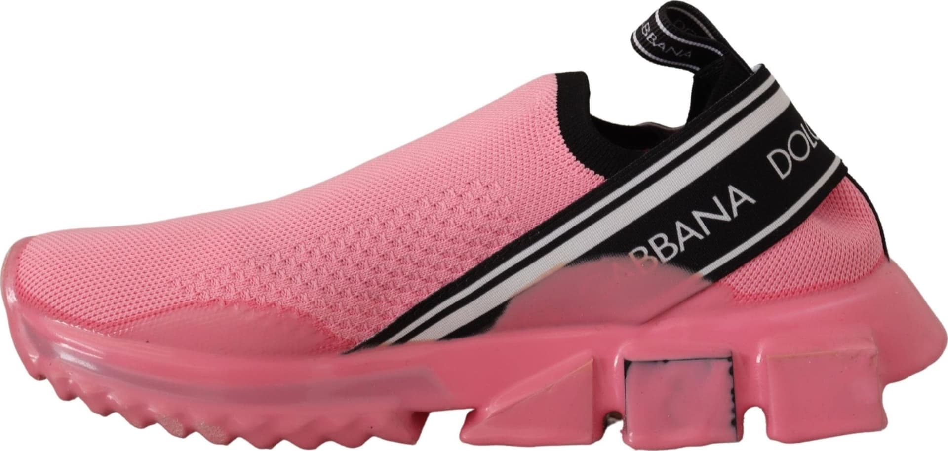 Dolce & Gabbana Pink Low Top Slip On Casual Sorrento Sneakers - 3
