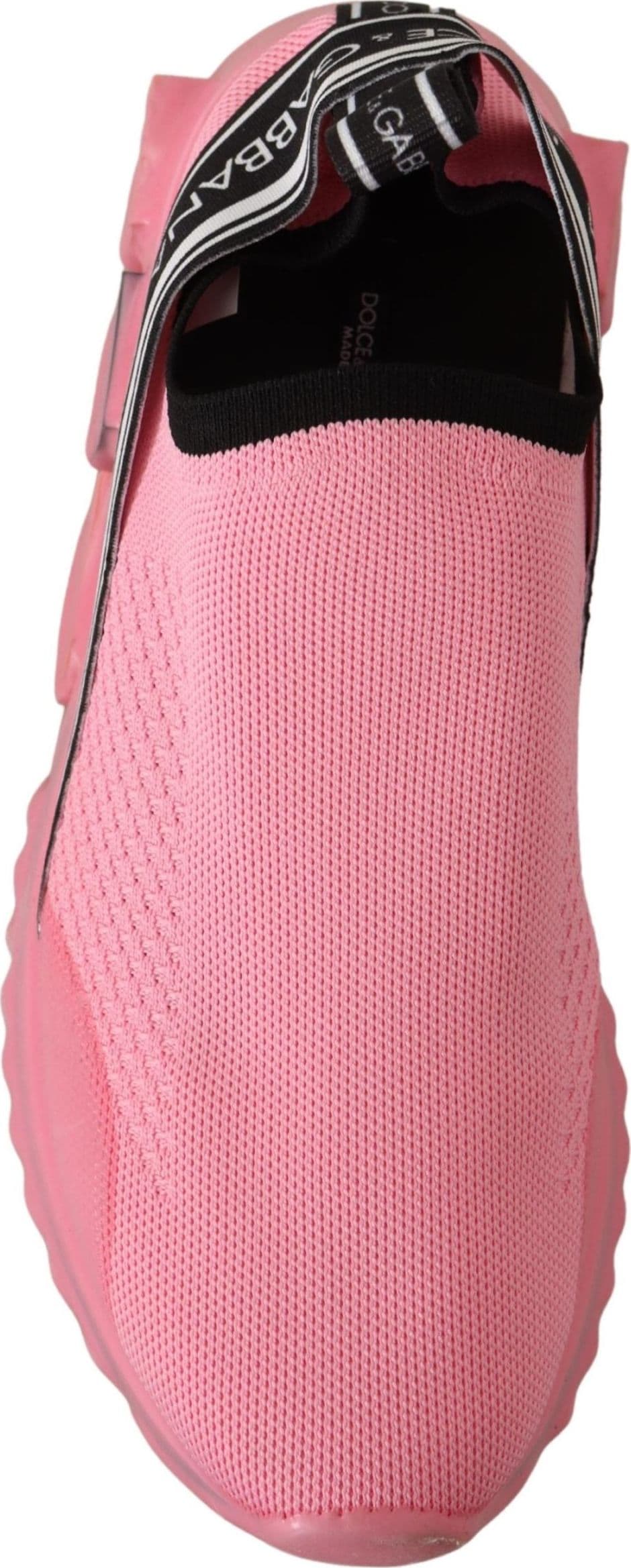 Dolce & Gabbana Pink Low Top Slip On Casual Sorrento Sneakers - 7