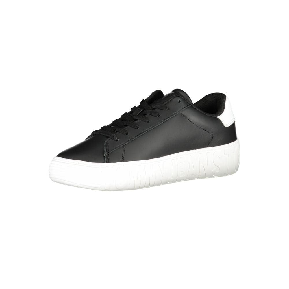 Tommy Hilfiger Black Polyurethane Men Sneaker - 3