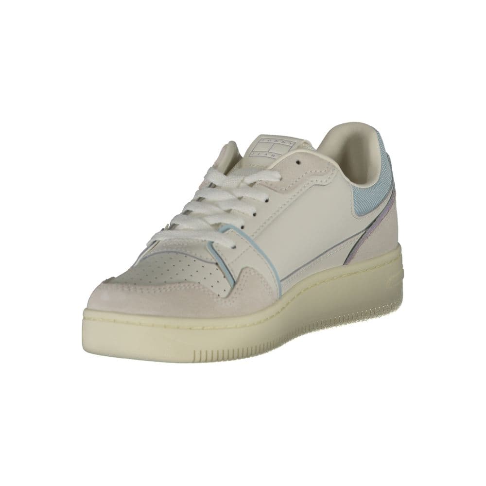 Tommy Hilfiger Bianco Polyurethane Women Sneaker - 3