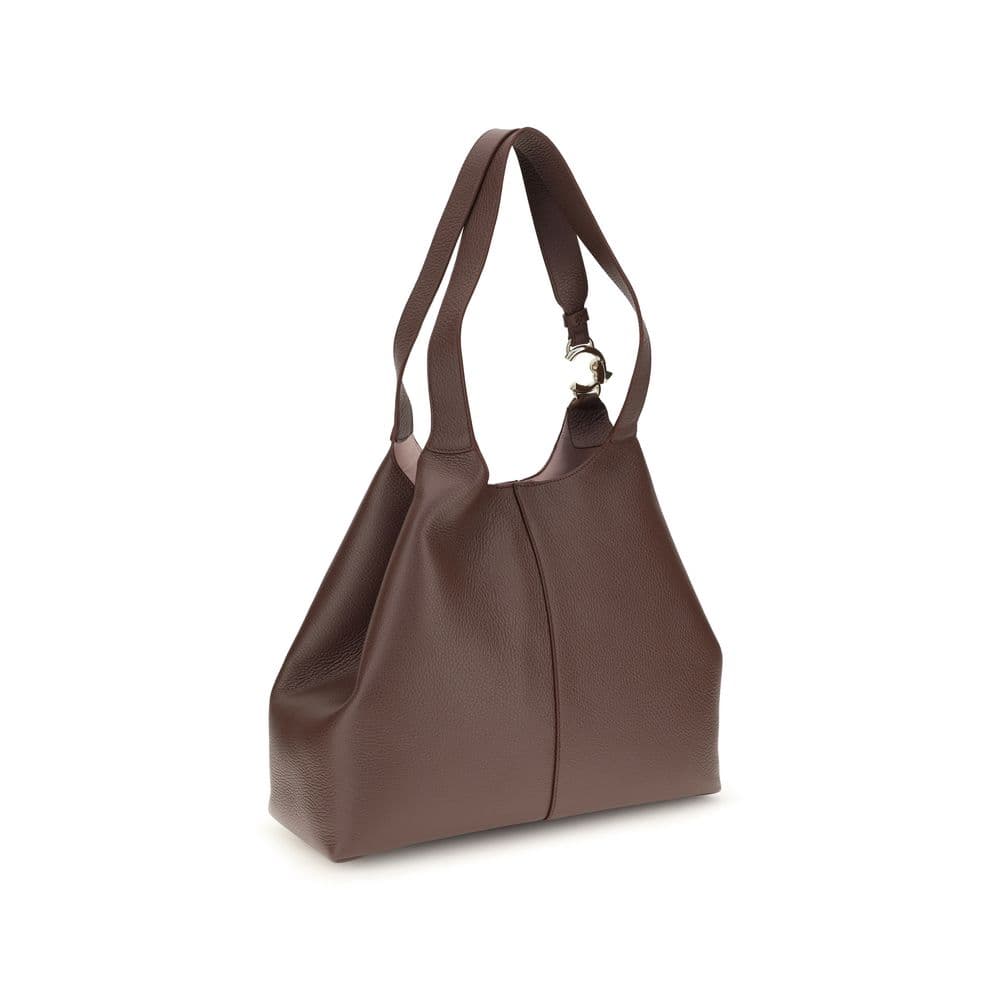 Coccinelle Brown Calf Leather Bos Taurus Shoulder Bag - 3