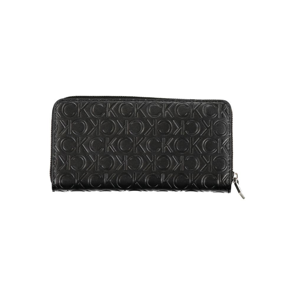 Calvin Klein Black Polyurethane Women Wallet - 2