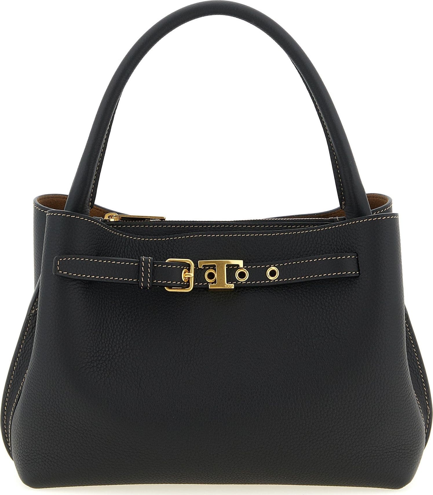 Tod's Black Calfskin Handbag