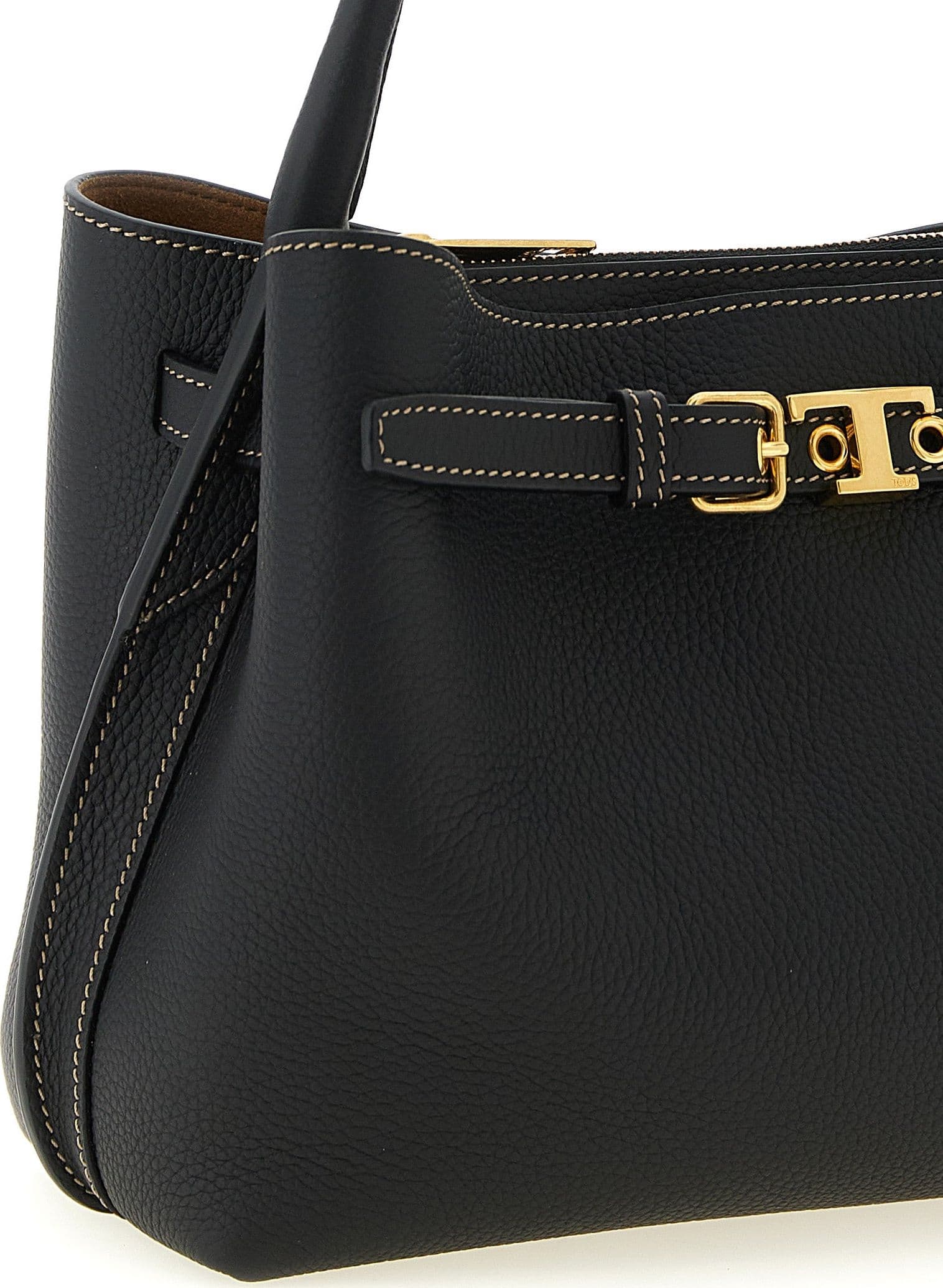 Tod's Black Calfskin Handbag - 3