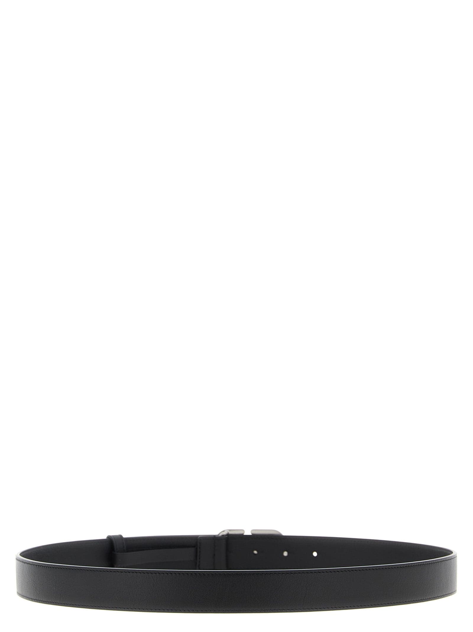 Valentino Garavani Black Calfskin Regular Belt - 2