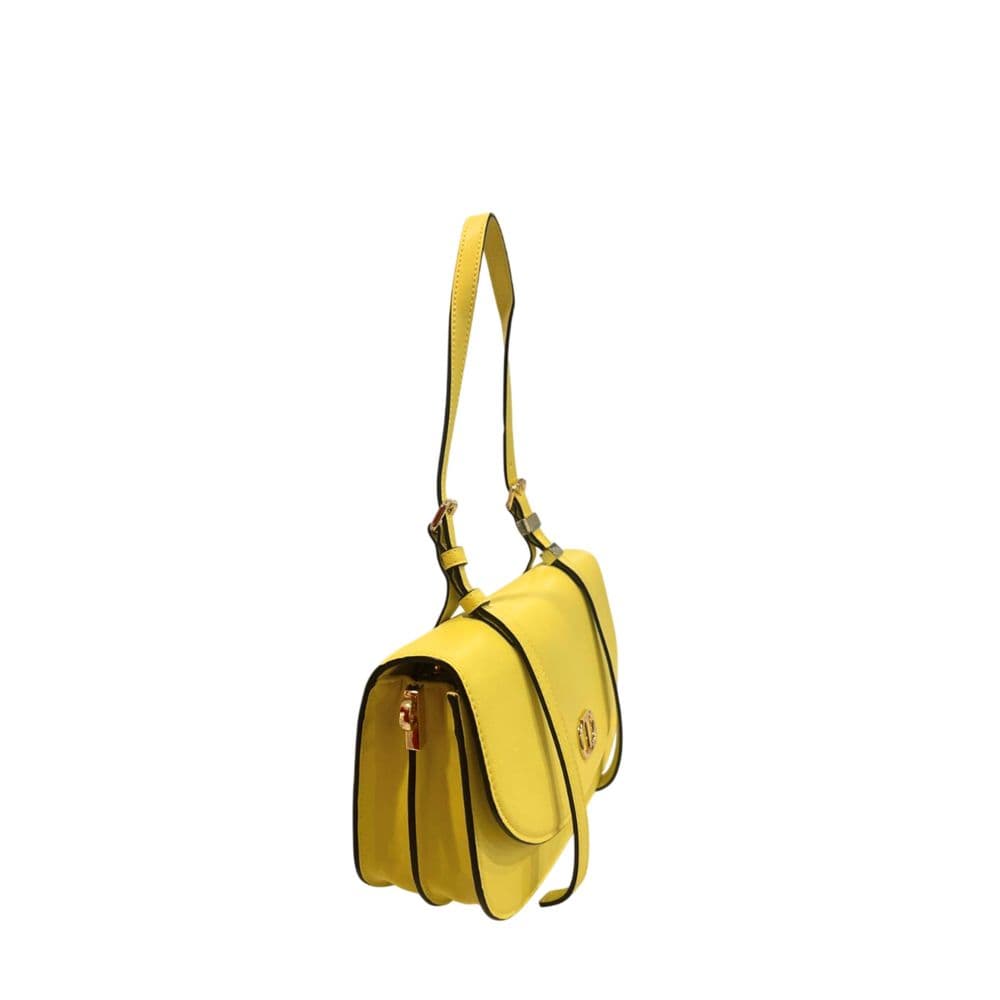 Twinset Yellow PU Women Shoulder Bag - 2