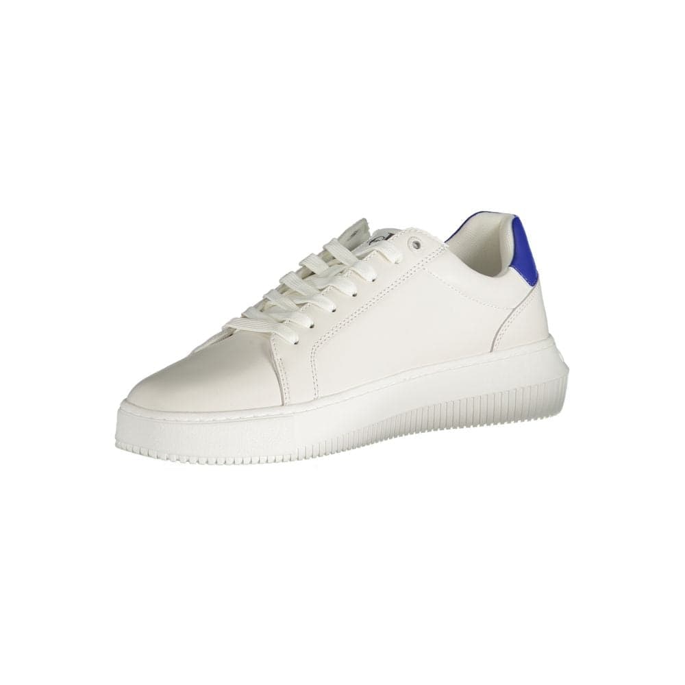 Calvin Klein White Leather Men Sneaker - 3