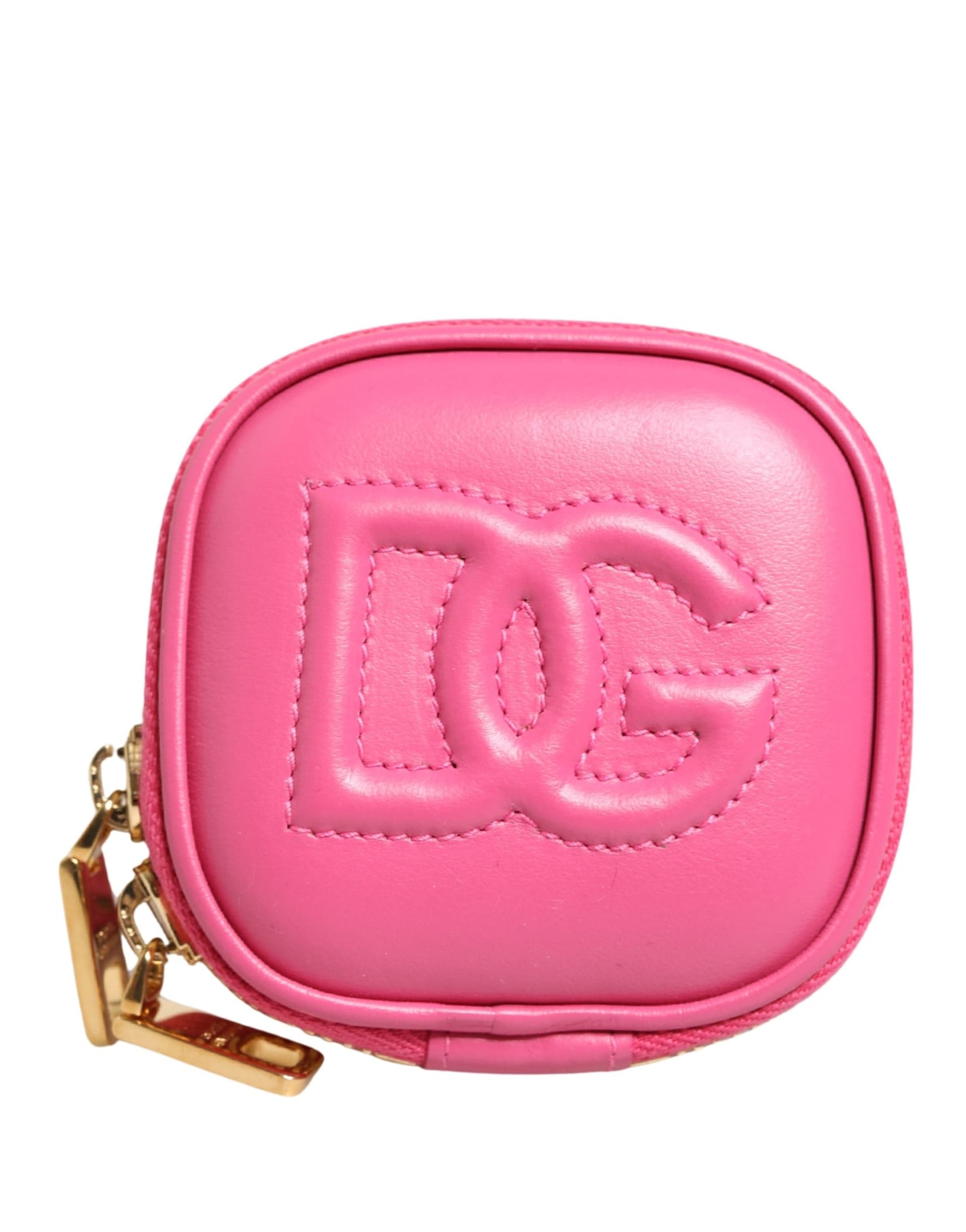 Dolce & Gabbana Pink Calf Leather DG Logo MULTIFUNCTIONAL KIT Borse Bag - 2