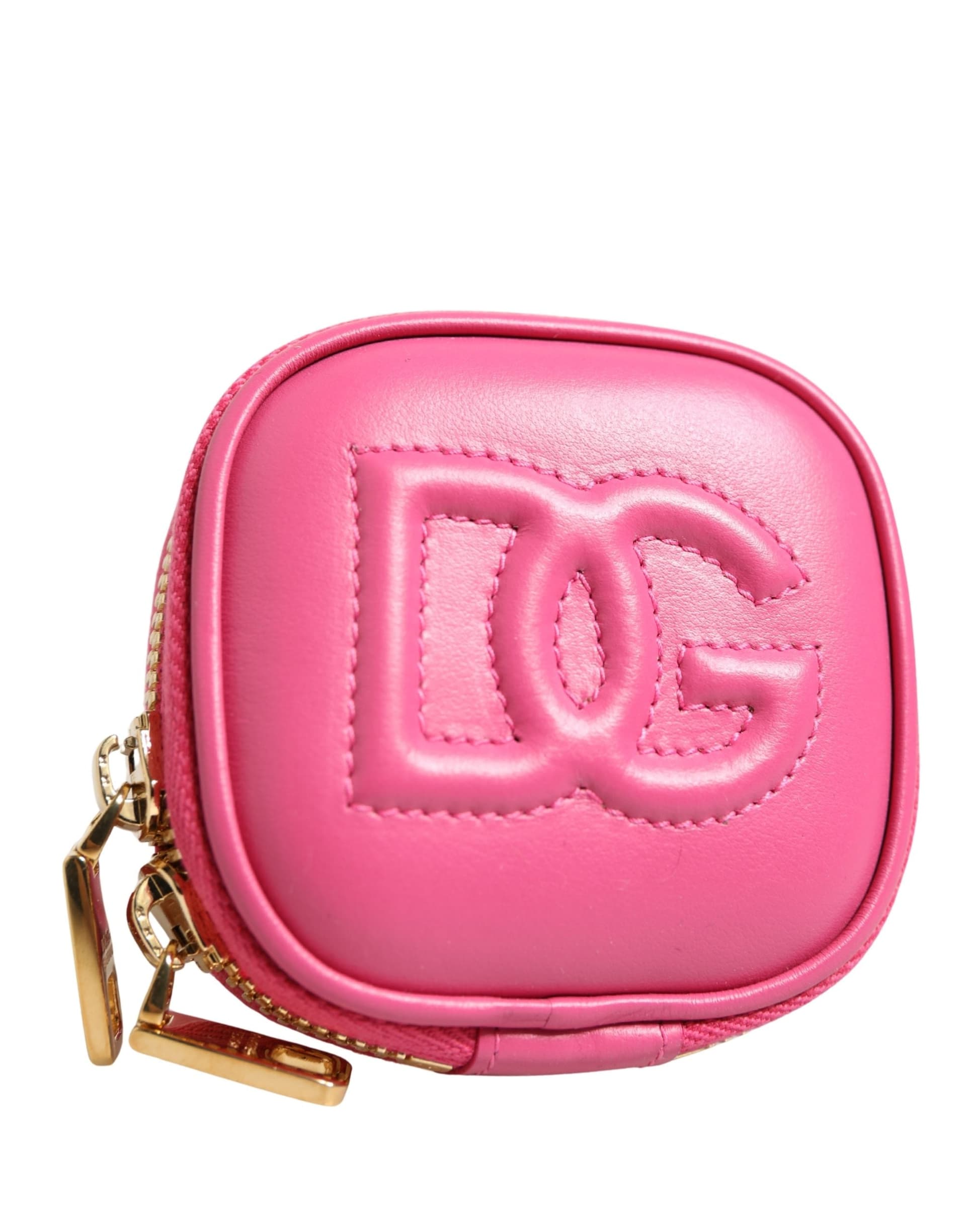 Dolce & Gabbana Pink Calf Leather DG Logo MULTIFUNCTIONAL KIT Borse Bag - 4