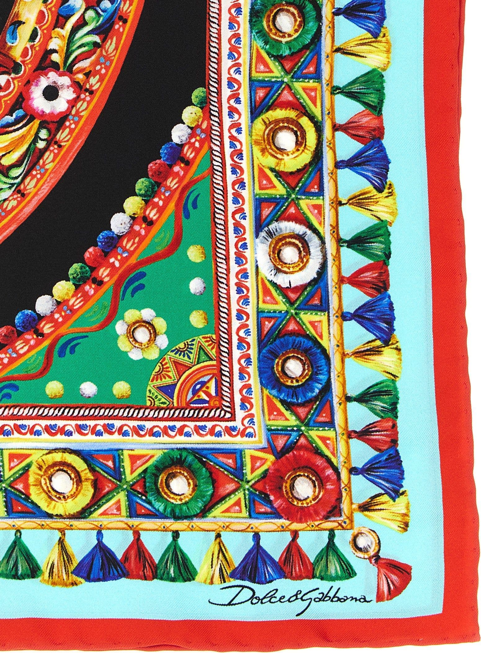 Dolce & Gabbana Multicolor Silk Scarf - 2