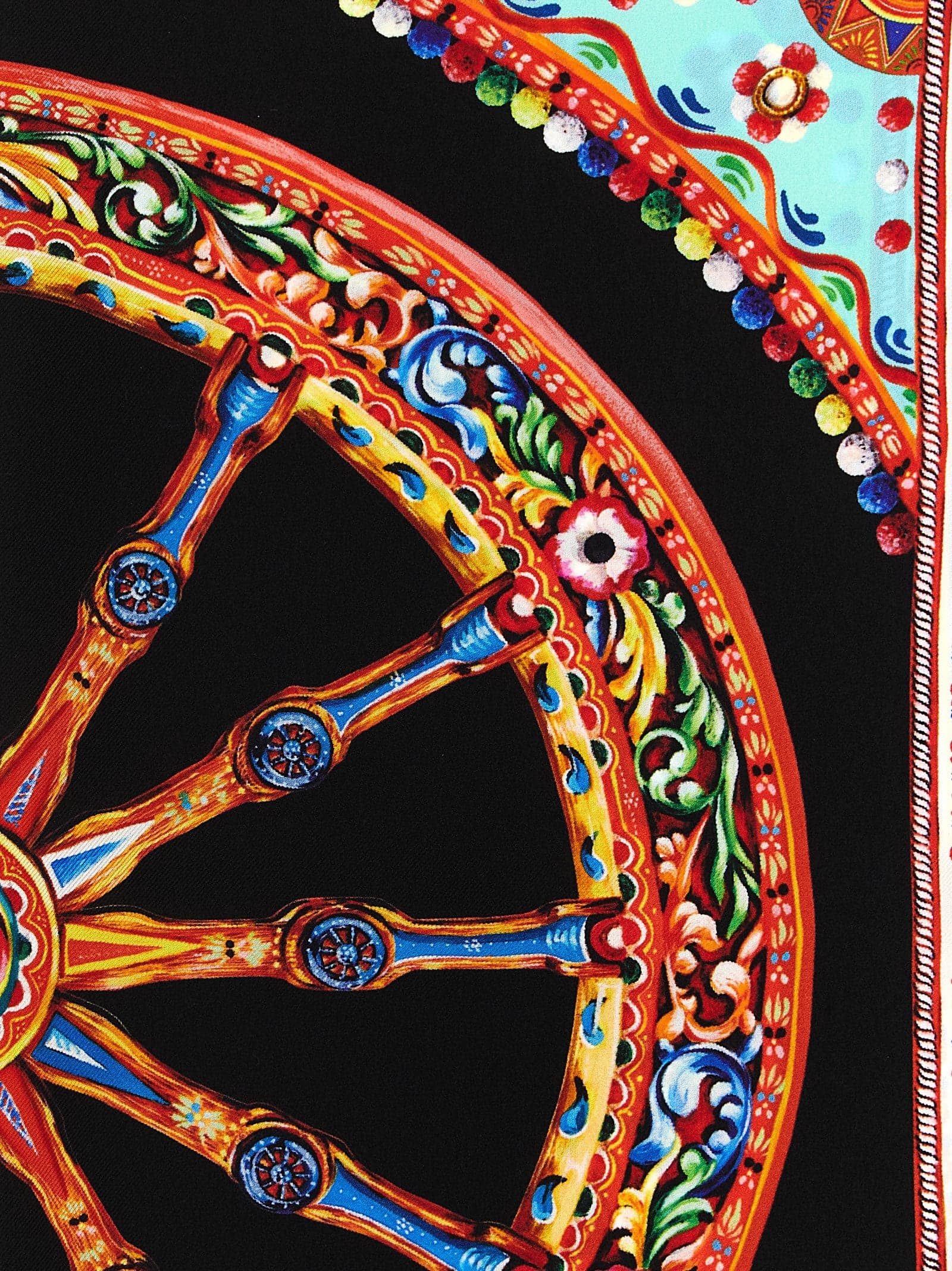 Dolce & Gabbana Multicolor Silk Scarf - 3