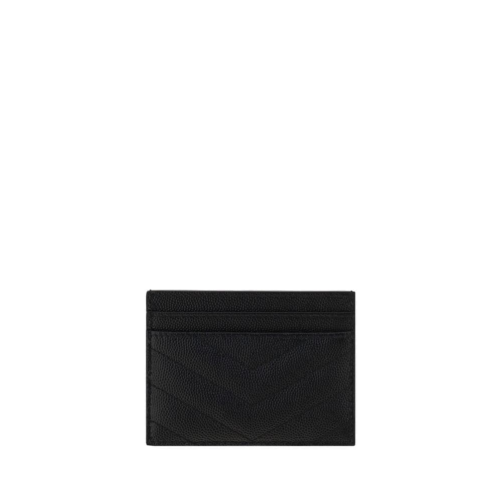Saint Laurent Black Calf Leather Bos Taurus Wallet - 2